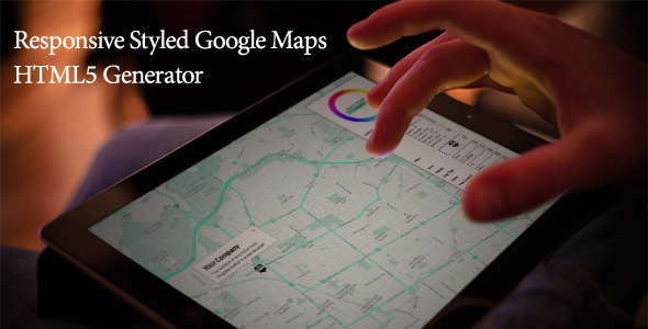Responsive Styled Google Maps Generator